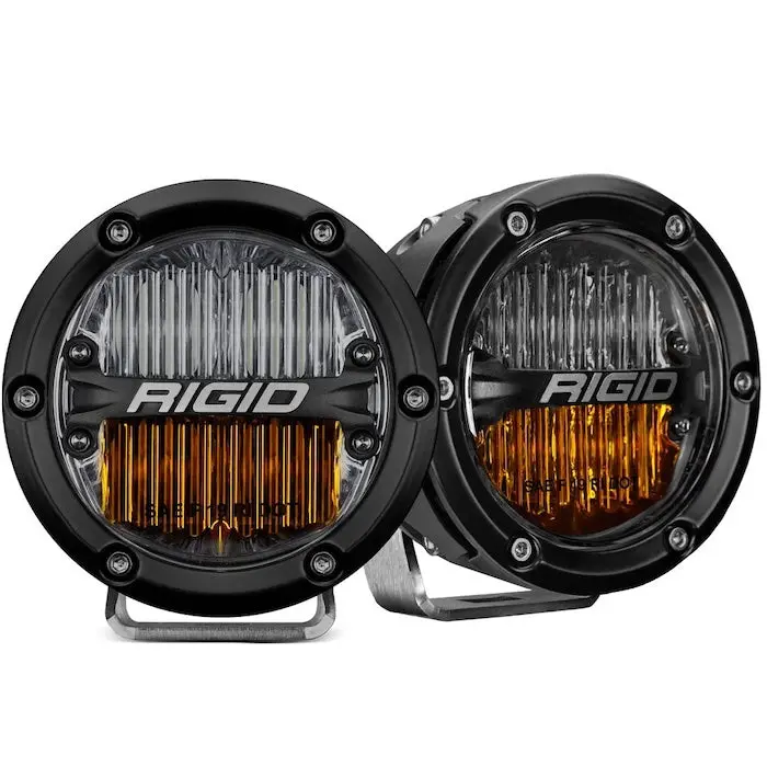 Rigid 360-Series Sae Fog Yellow/White Pair 1