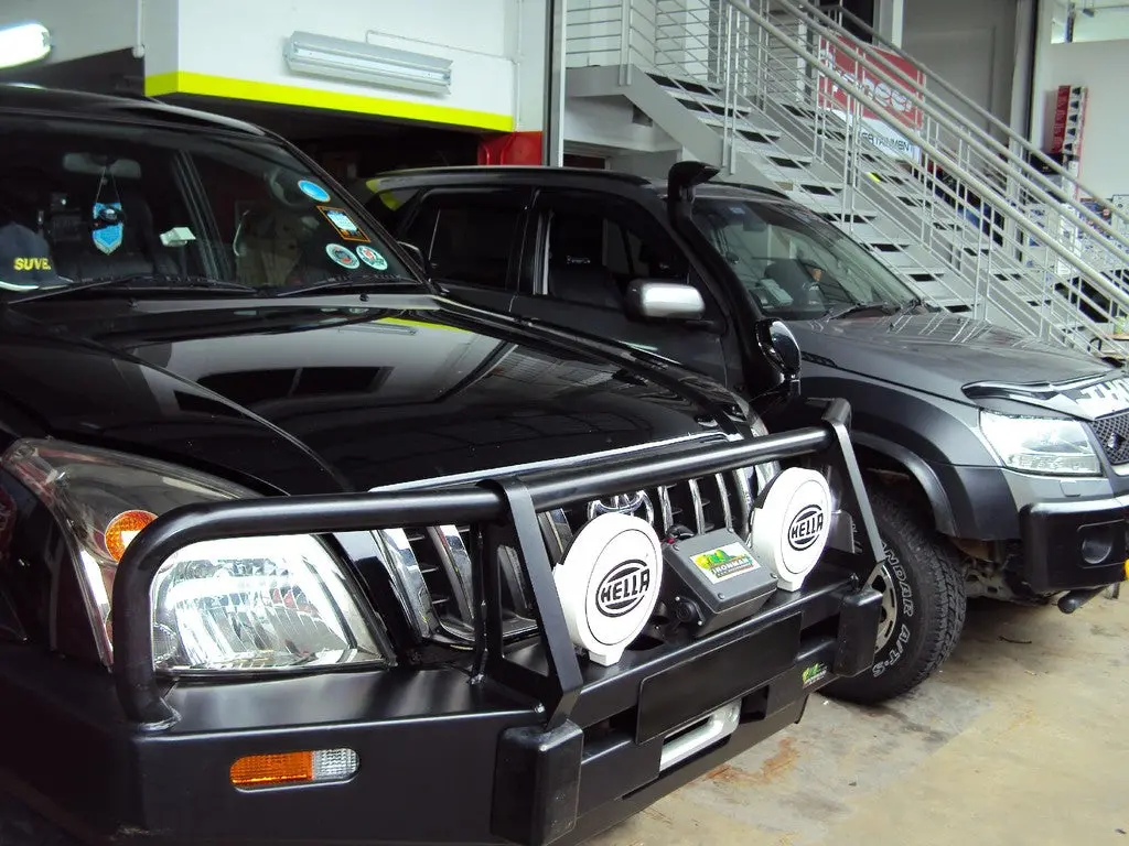 Ironman Black Commercial Winch Bull Bar 1
