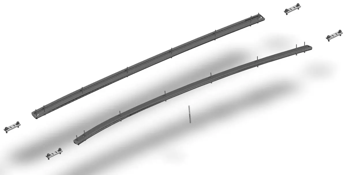 Lnl Track Kit Ranger/Bt-50 Dc 2011- (8000316) 1