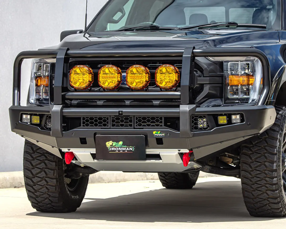Apex Triple Hoop Front Bumper For Ford F-150 (2021-2024) 1