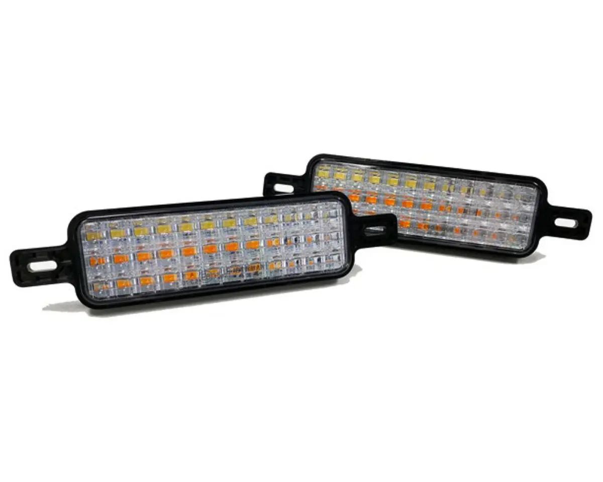 Replacement Bumper Led Indicators Clear Lens- Pair 1