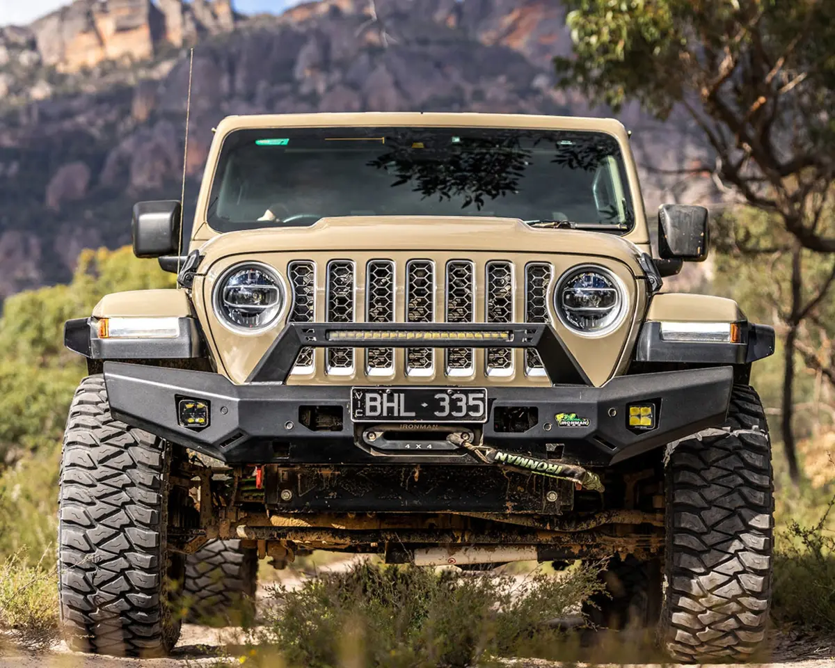 Raid Full Length Front Bumper Kit For Jeep Gladiator Jt (2020+) 1