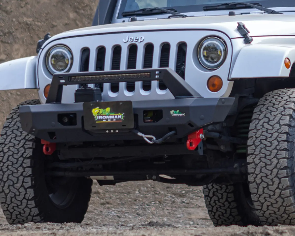 Raid Stubby Front Bumper Kit For Jeep Wrangler Jk (2007-2017) 1