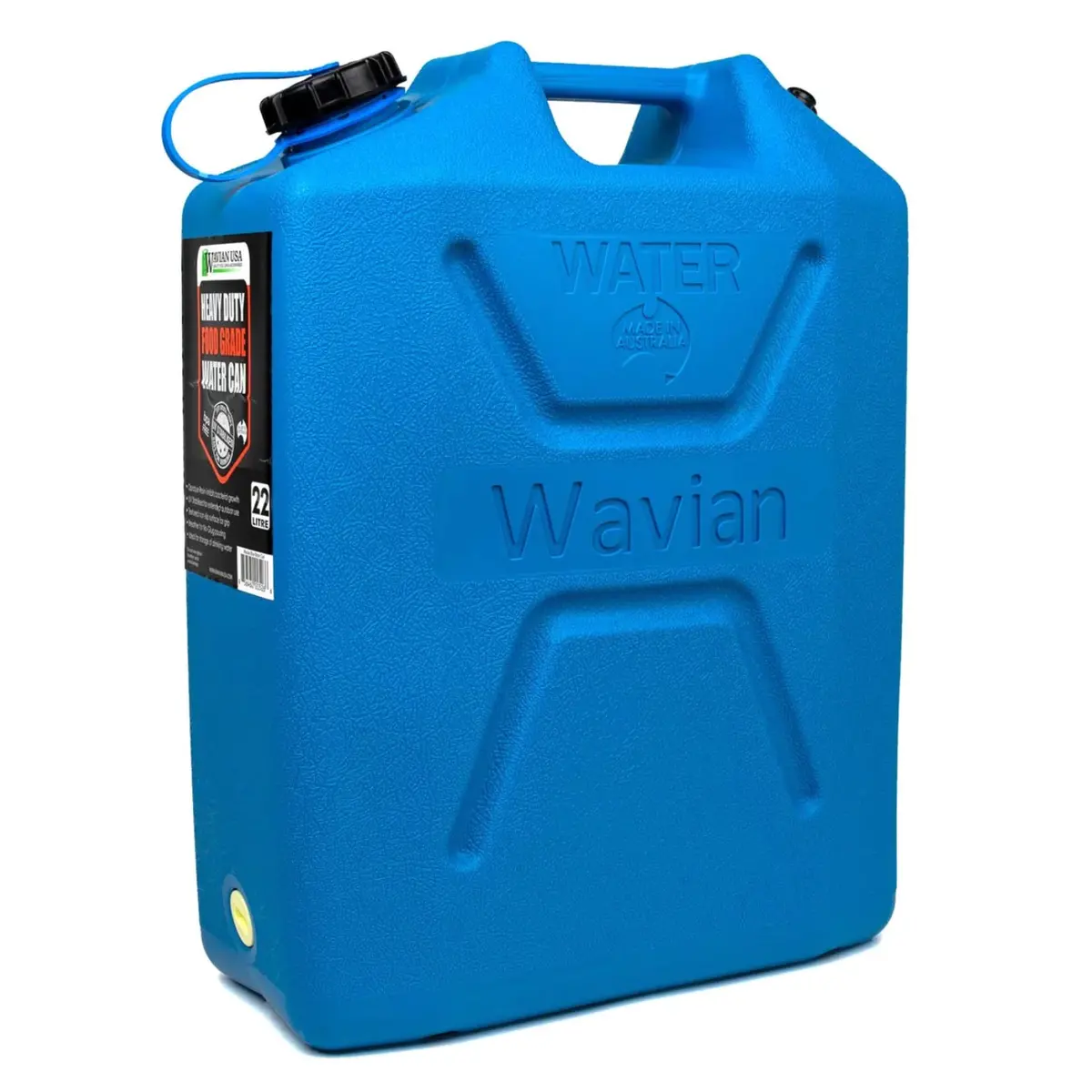 Water Can With Spout - 22L (5.8G) - Blue 1