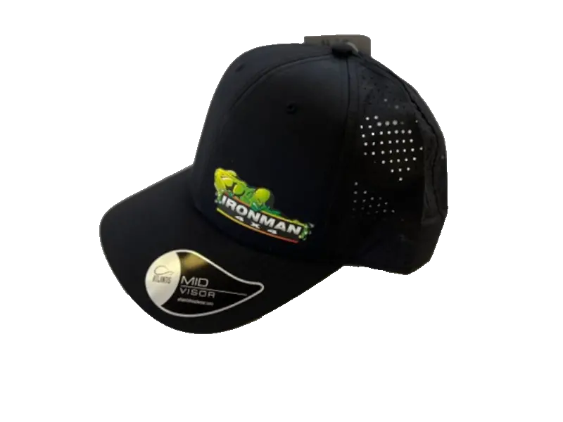 Cap002 Curved Peak Black Cap 1
