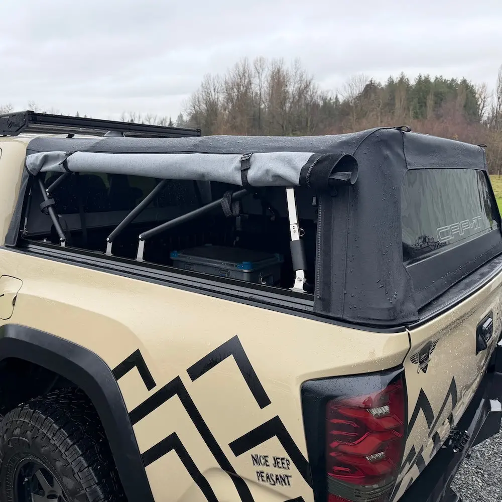 Cap-It Cvx Soft Canopy | Fold-Forward Fabric Truck Canopy 1
