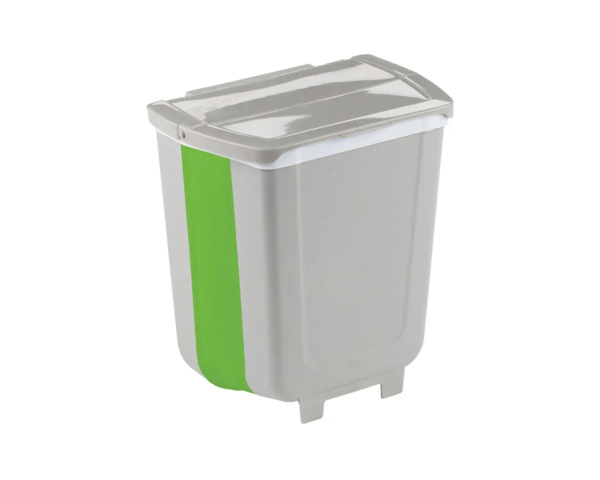Collapsible Overland Trash Can With Lid - 8L 1