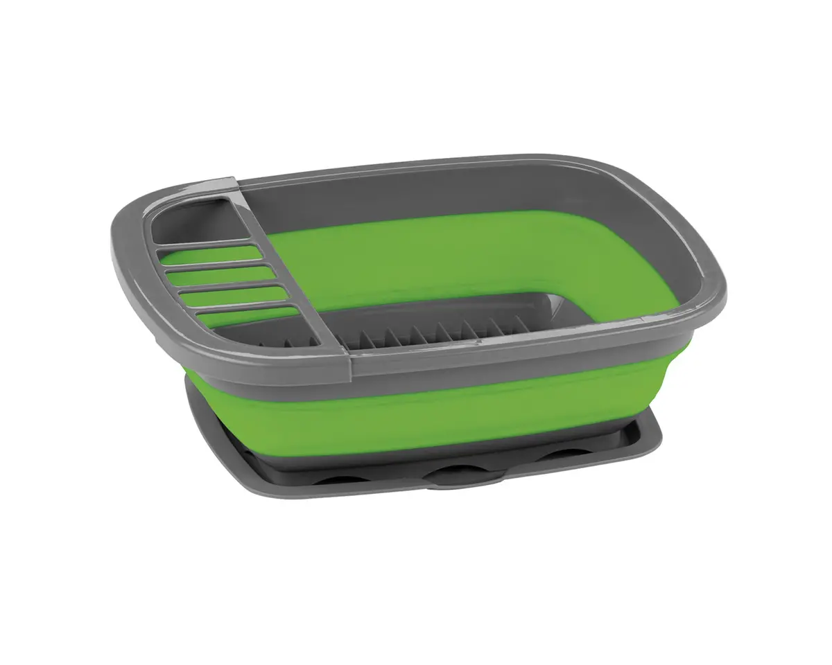Collapsible Dish Rack With Tray - 8.5L 1