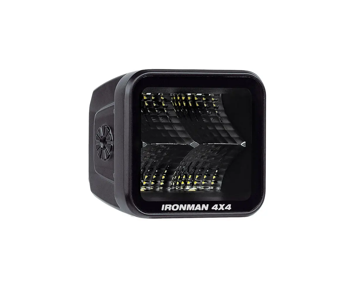2.8" Led Cube Light (Flood Beam, Clear) 1