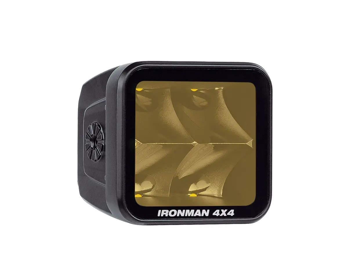3.2" Led Cube Light (Spot Beam, Amber) 1