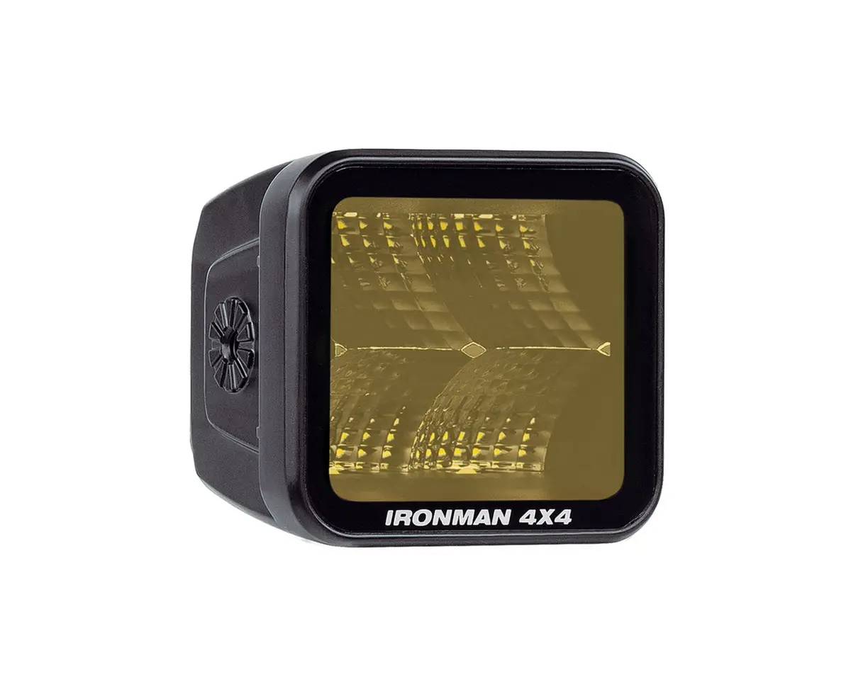 3.2" Led Cube Light (Flood Beam, Amber) 1
