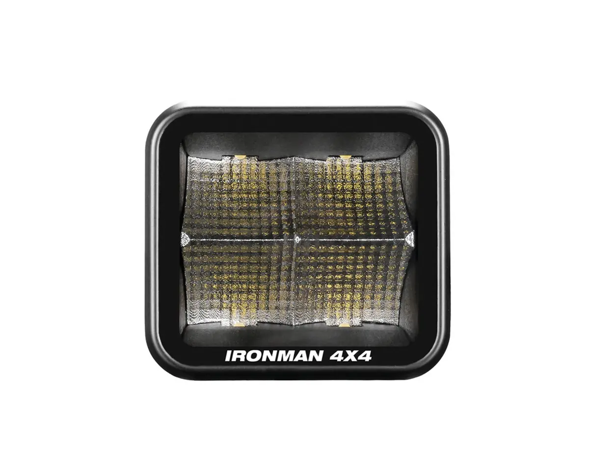 3.2" Led Cube Light (Flood Beam, Clear) 1