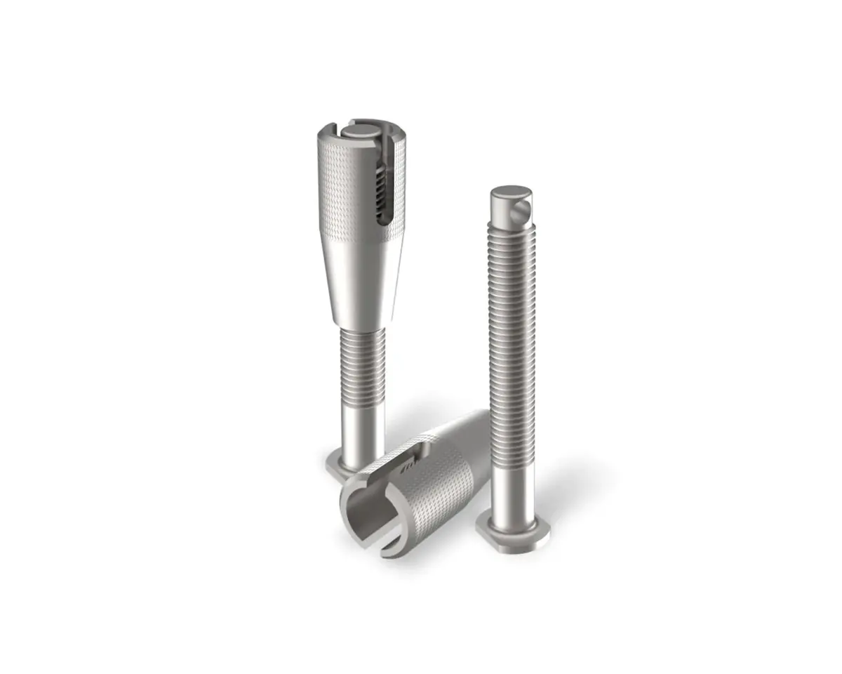 Threaded Mounting Pins With Securing Nuts For Reco-Traks 1