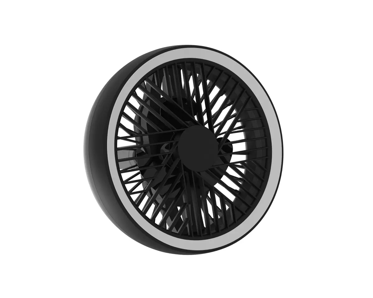 Rechargeable Hi-Flow Tent Fan And Led Light 1