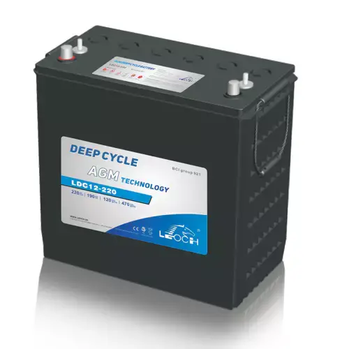 Leoch Ldc12-220  12V 220Ah Agm Battery 1