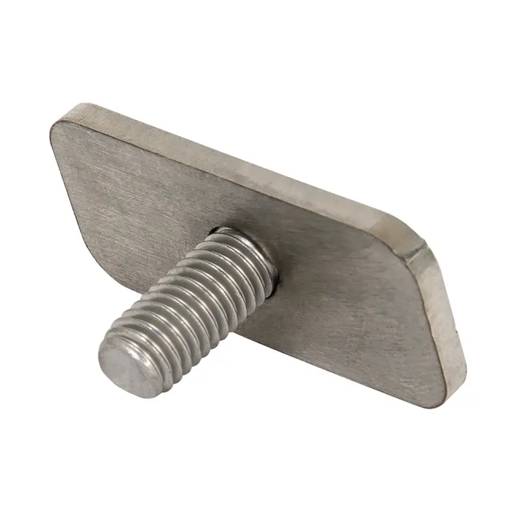 Rectangular Stainless Steel T-Bolt (4-Pack) - M8 X 15.5Mm 1