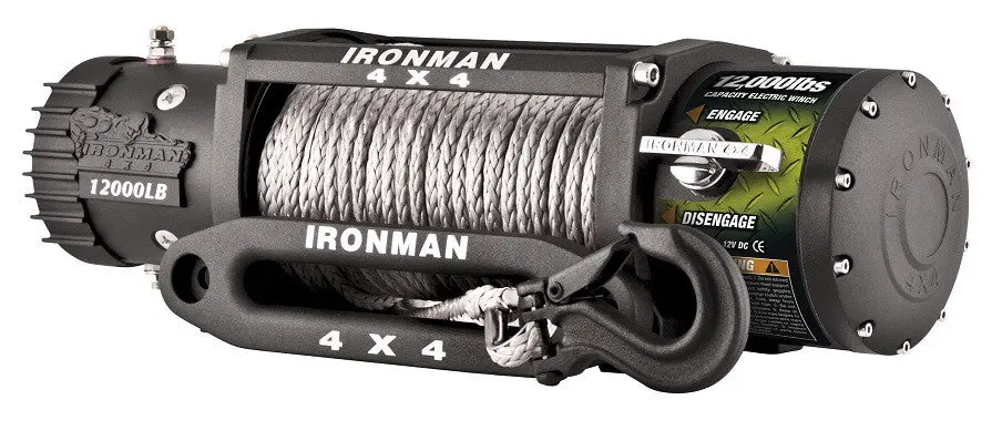 Ironman4x4 12,000Lb Monster Winch With Synthetic Rope 1