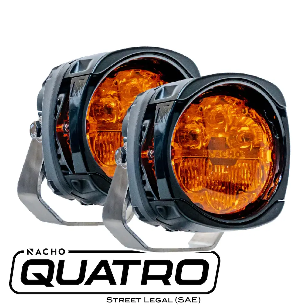 Quatro Sae Spot Combo With Amber Lens 1
