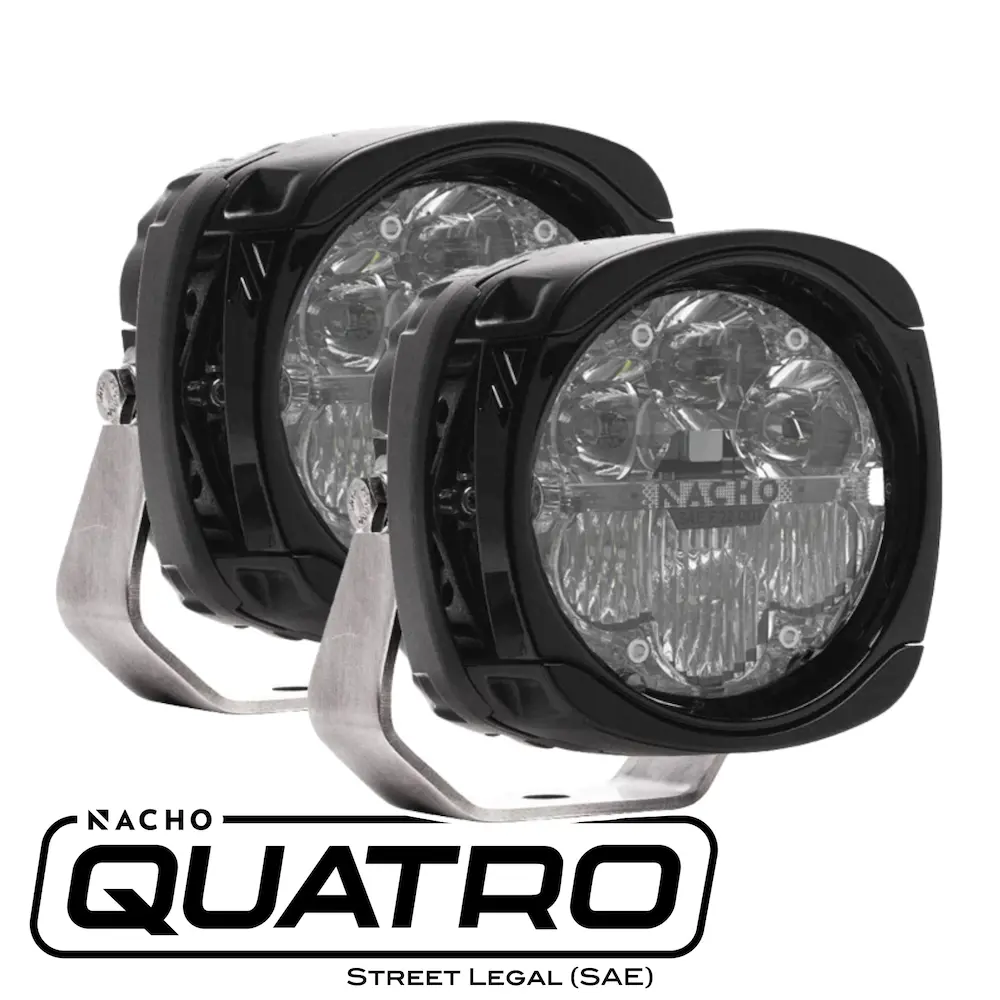 Quatro Sae Fog/Spot Combo White Projection 1