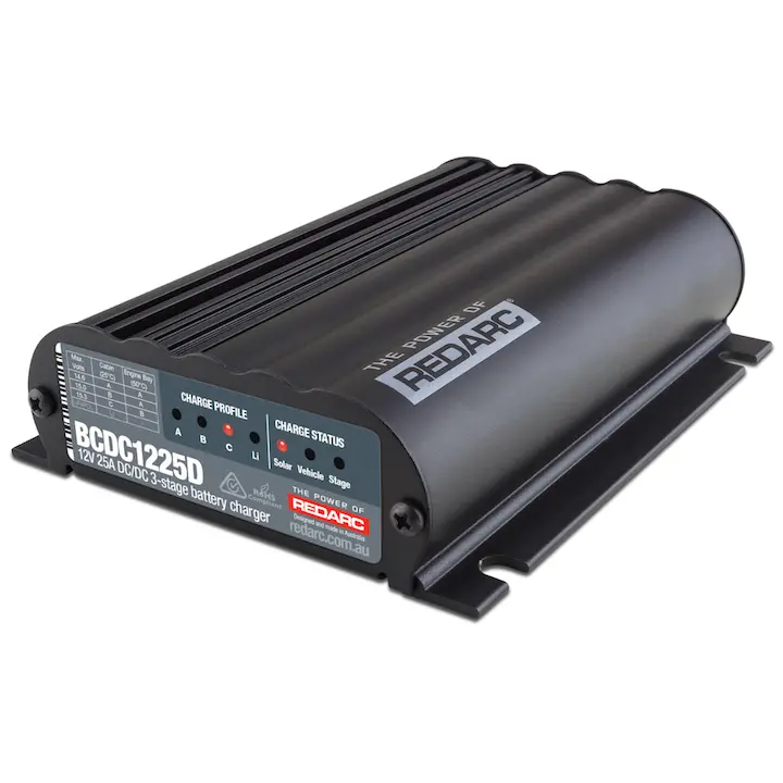 Dual Input 25A In-Vehicle Dc Battery Charger - Bcdc1225d 1