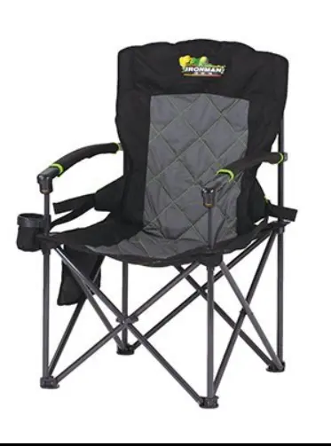 Ichair0067 King Hard Arm Camp Chair W Lum 1