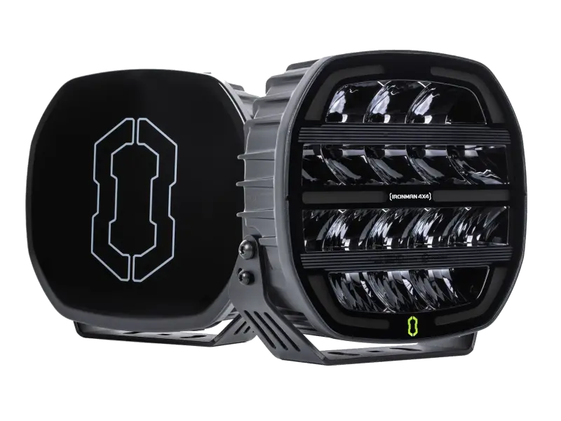 Scope Neo 9” Combo Led - Driving Light Twin Pack- Includes Loom & Covers 1