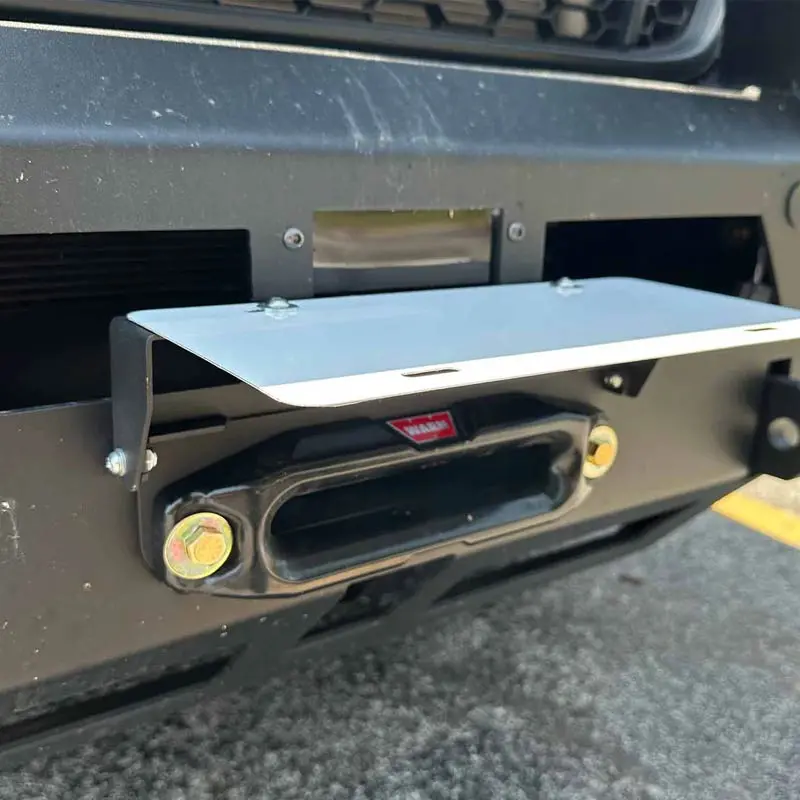 Flip Up Front License Plate Holder - Hawse Fairlead 1
