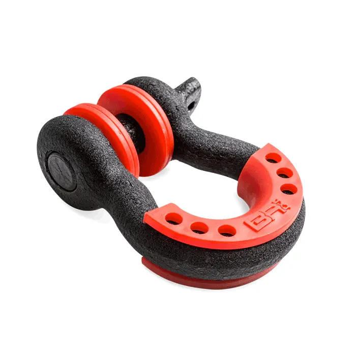 3/4" Black D-Ring With Isolators (Single) 1