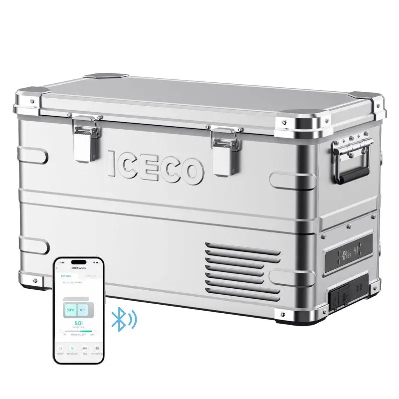 Iceco Apl35 Dual Zone Aluminum Fridge Freezer – 35L (37Qt) 1
