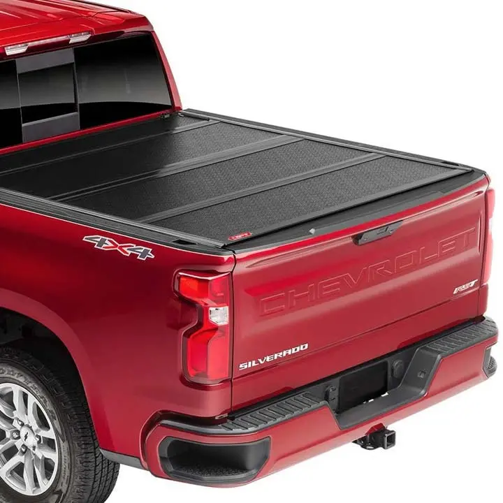 Chevy Silverado 1500 & Gmc Sierra 1500 | Hard Folding Tonneau Cover 1