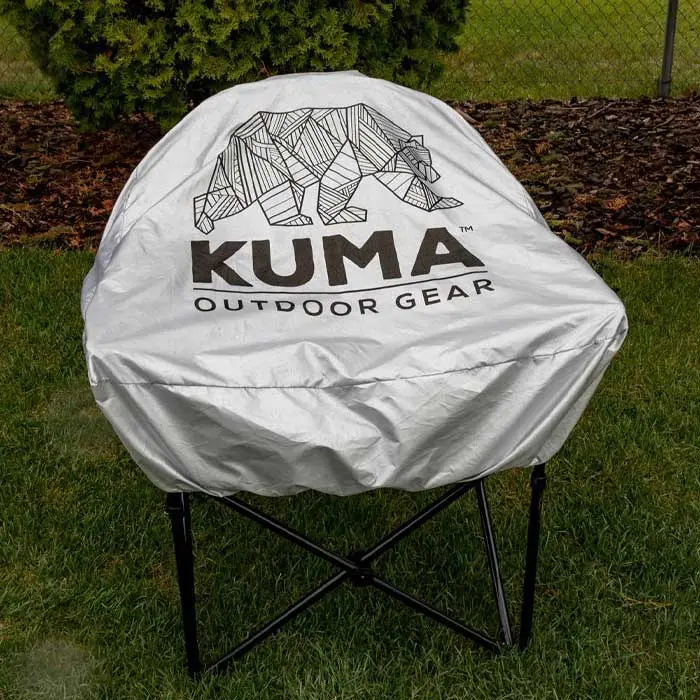 Kuma Lazy Bear Chair Cover Silver 1