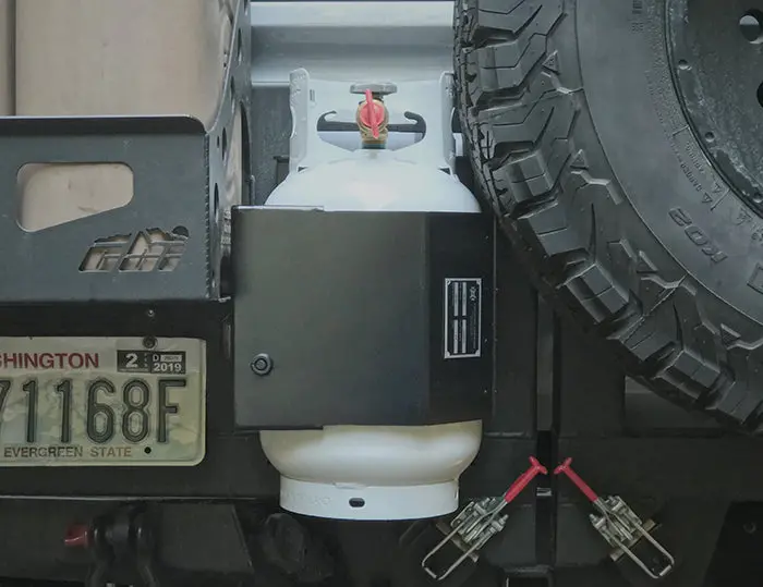 Quick Mount For Propane Bottles 1