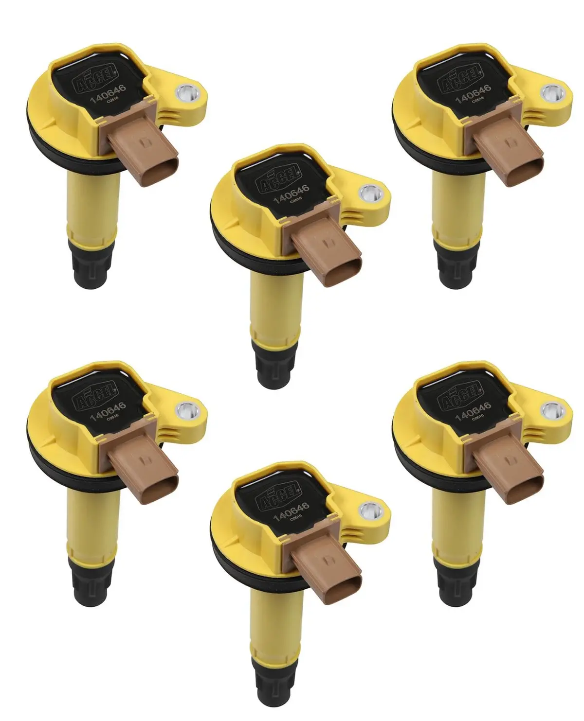 Accel 140646-6 High-Output Ignition Coils (Pack Of 6) 1