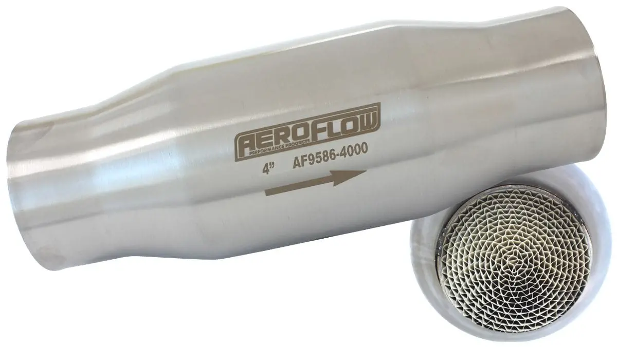 Metallic Catalytic Converter – Universal 4000-Series Direct-Fit Unit (Af9586-4000) 1