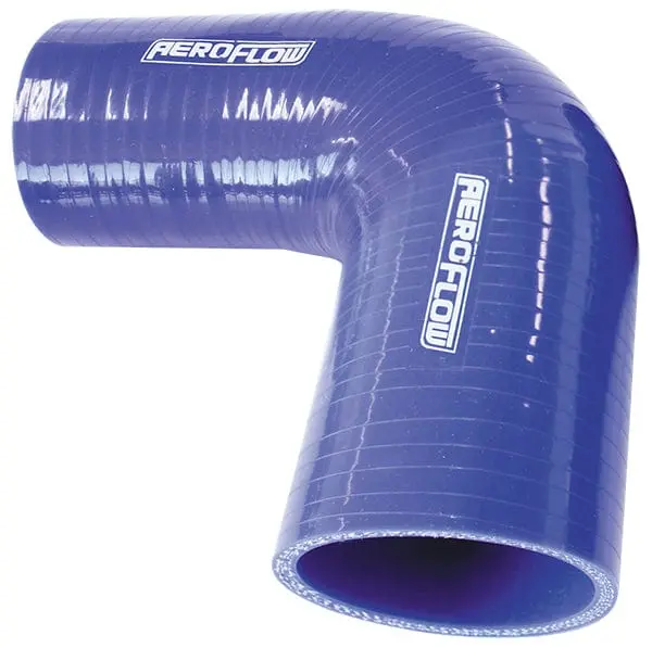 Gloss Blue Silicone Hose Reducer – 90°, 1-3/4" (44Mm) To 1-1/4" (32Mm) 1
