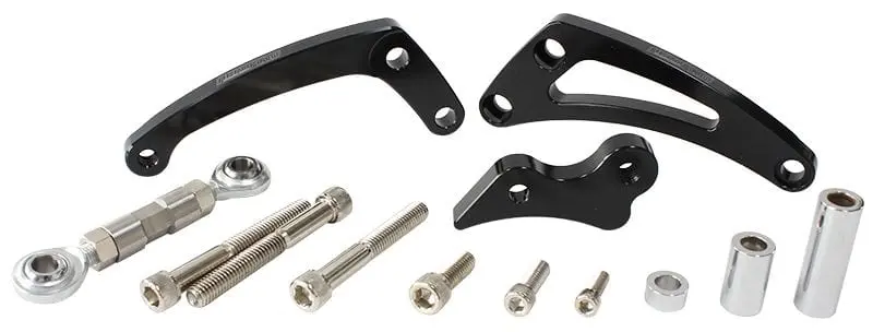 Af64-4004Blk Low-Mount Billet Alternator Bracket – Passenger Side 1