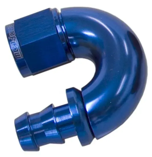 Af516-10 510 Series Full-Flow 180° Push-Lock Hose End Fitting – -10An 1