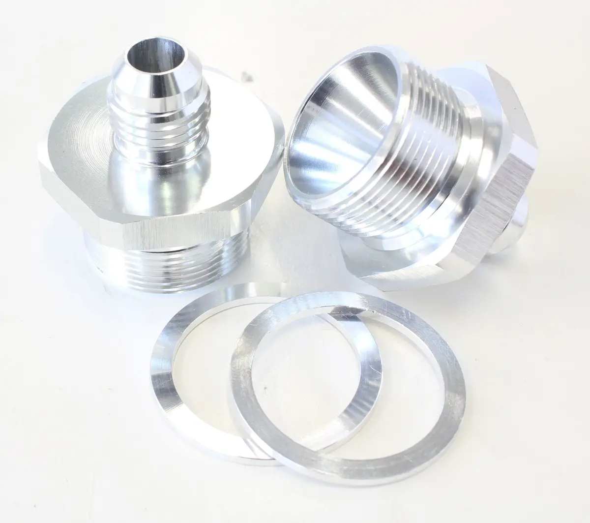 Carburetor Adapter Af708-06S: -6An Male To 1"–20 Thread 1