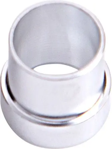 Af819-08S -8An To 1/2" Aluminum Tube Sleeve With Silver Anodized Finish 1