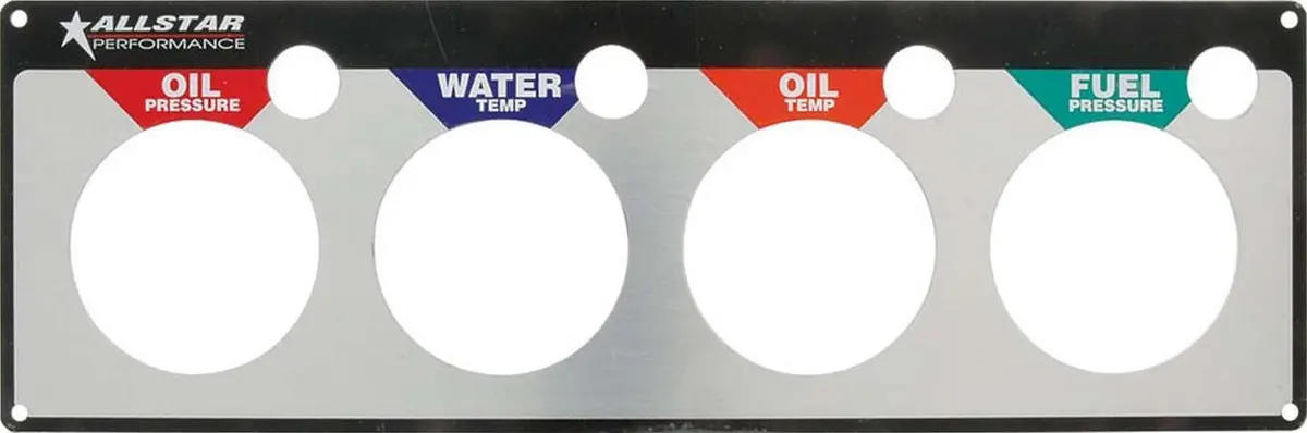 Allstar Performance All80128 Custom Gauge Mounting Panels 1