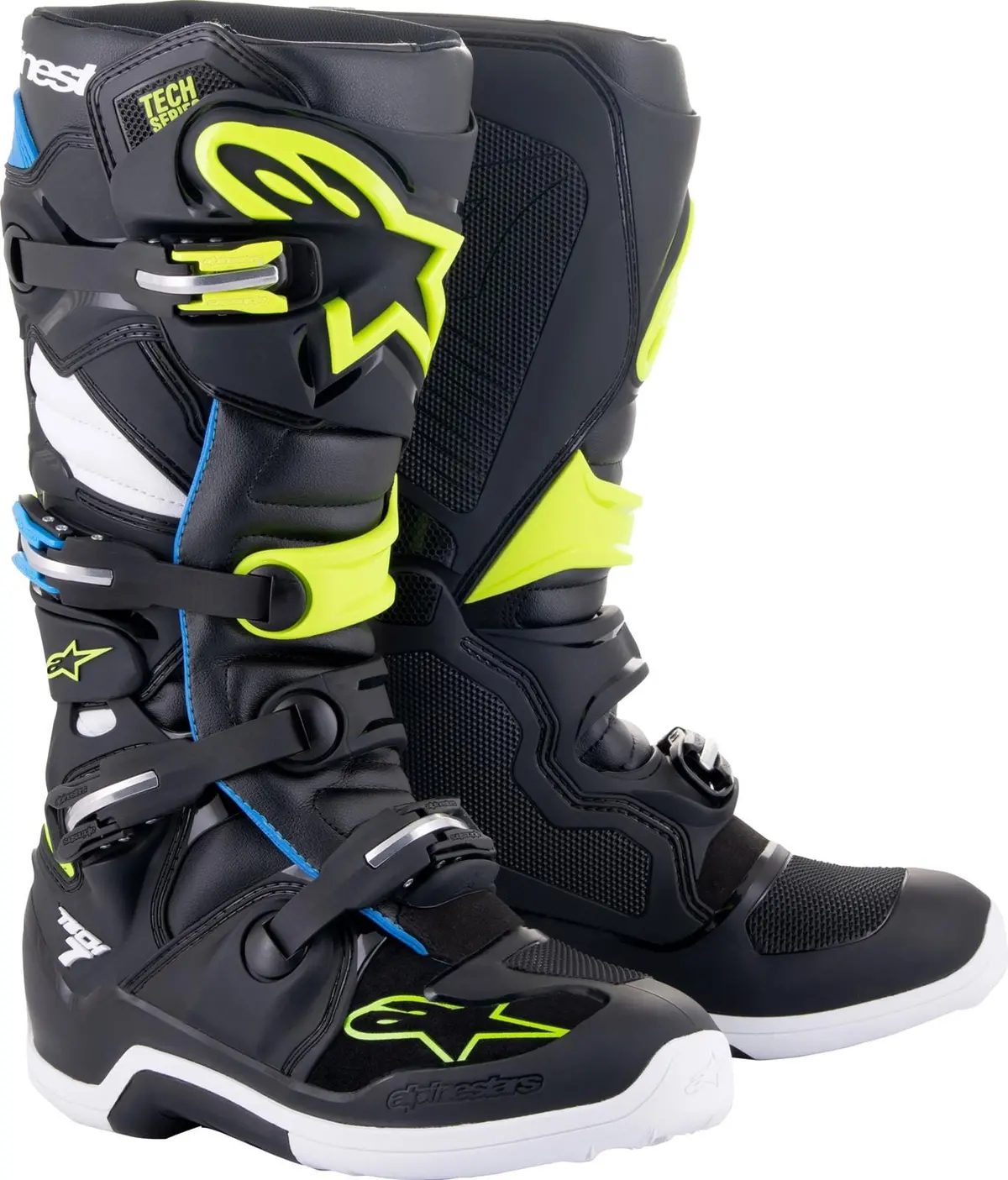 Alpinestars Mx Tech 7 Motocross Boots – Size 15, Color Black/Red (2012014-1795-15) 1