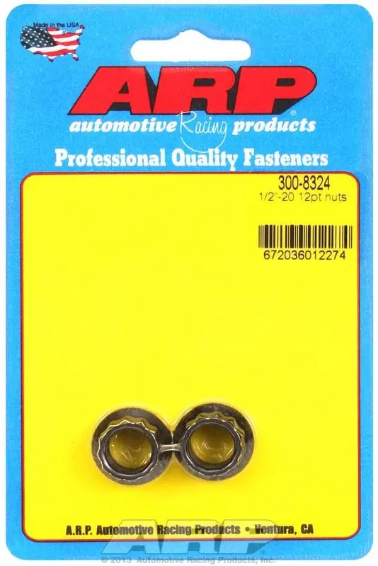 Arp Ar300-8324 12-Point Chrome Moly Black Oxide Nut 1