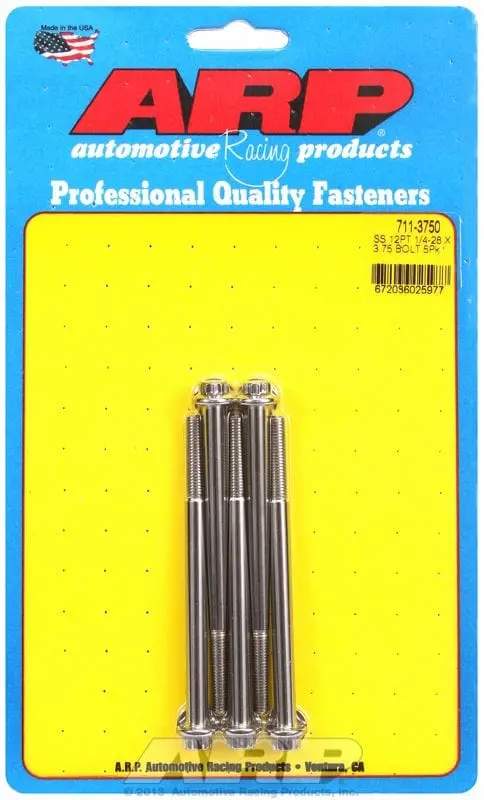 Stainless Steel 12-Point Bolt Kit - 5-Pack, Ar711-3750 1