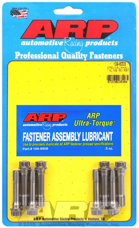 Arp 109-6003 Connecting Rod Bolts – Aerospace-Grade Chromoly Steel Fasteners 1