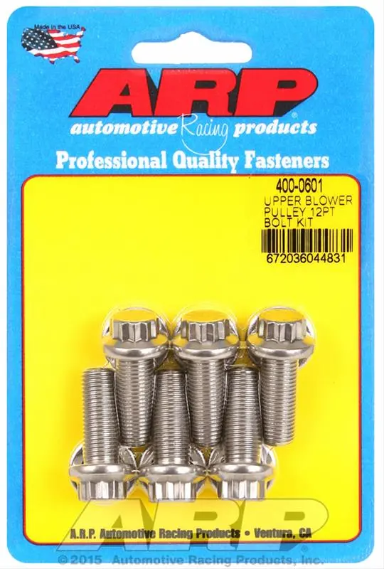 Arp High-Strength Pulley Mounting Fasteners – Grade 8.8 Metric Set (400-0601) 1