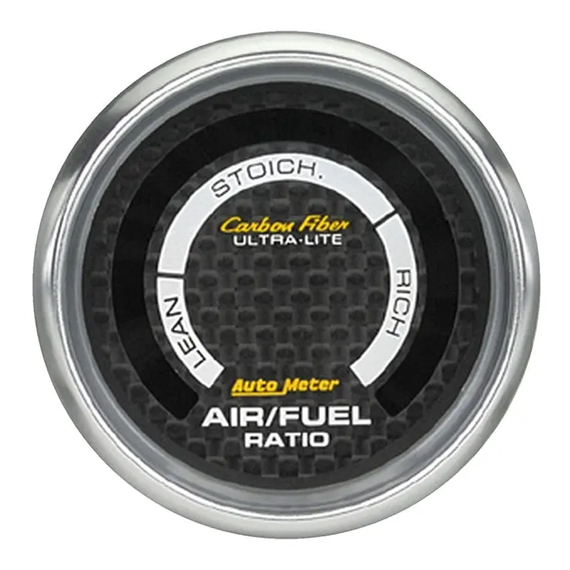Carbon Fiber Air/Fuel Ratio Gauge With Digital Display – Au4775 1