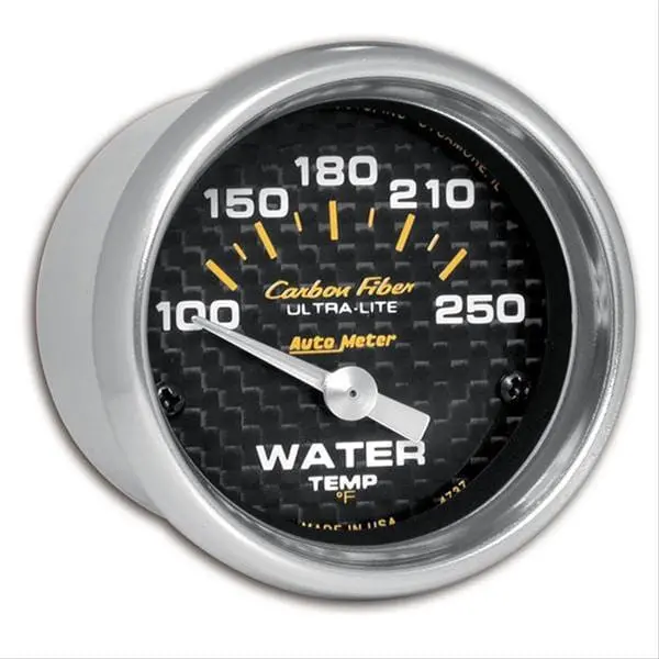Autometer 4737 Carbon Fiber Ultra-Lite Analog Gauge Set 1