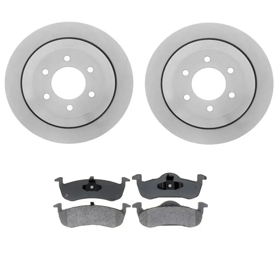 Brembo Kt00969 Brake Pad And Rotor Combo – Premium Friction Material + Uv-Coated Rotors 1