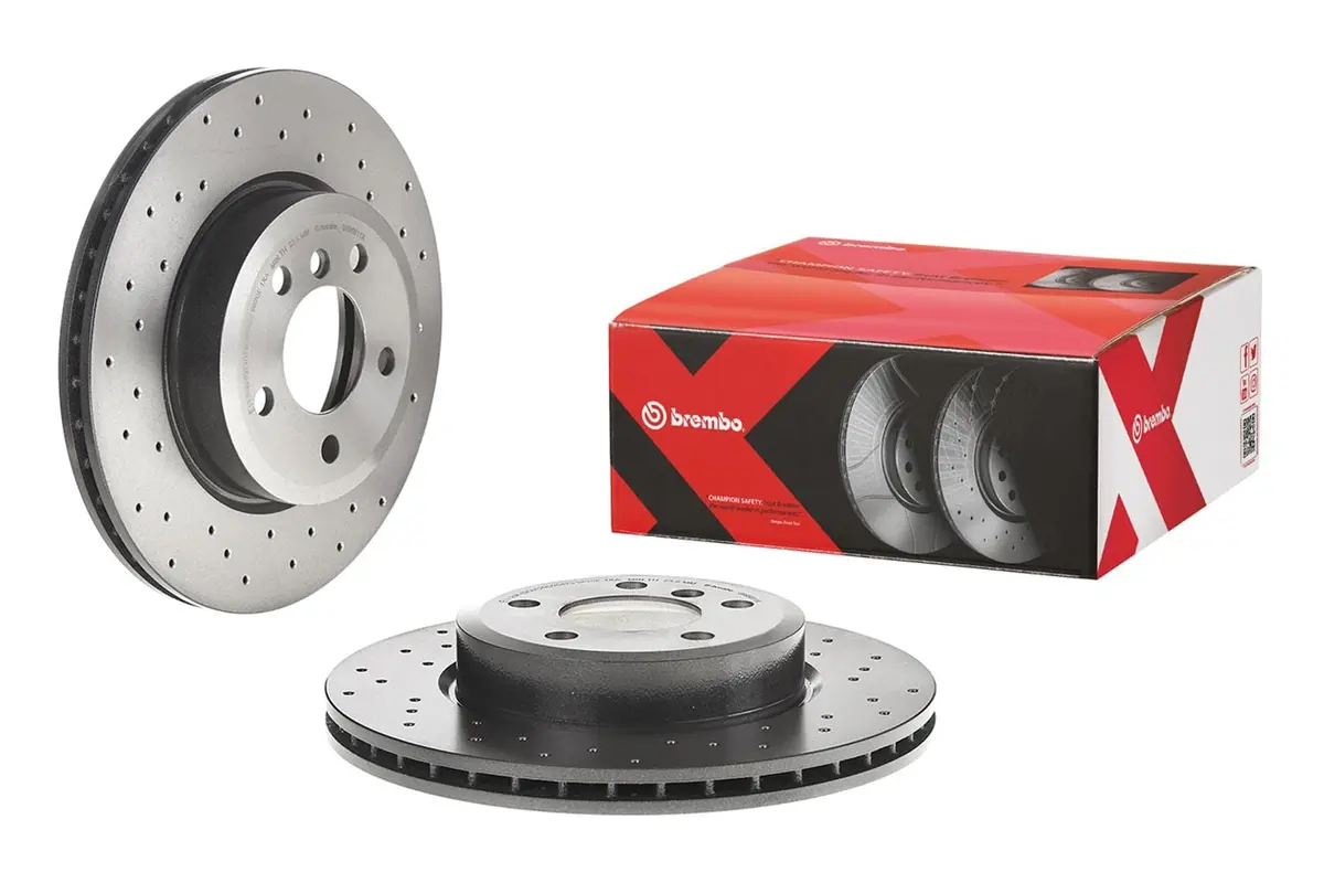 Brembo Uv-Coated Brake Rotors – California-Compliant, Corrosion-Resistant (09.9581.1X) 1