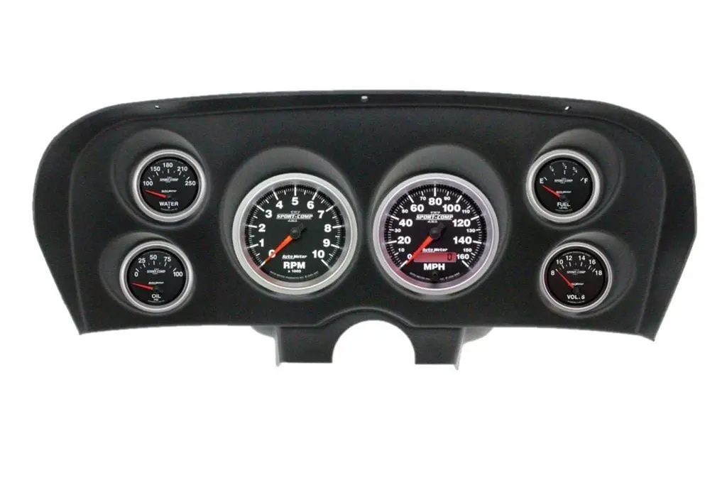 Classic Dash 612690911 Custom Gauge Cluster With Vintage Styling 1
